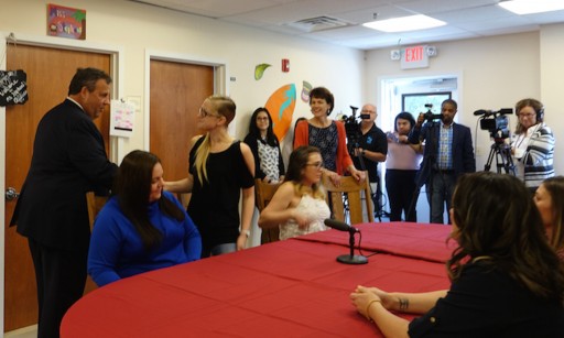 Governor Christie Visits the Center for Great Expectations, Somerset, New Jersey on Opioid Epidemic